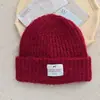 Chapéu de Lã Quente Tricotado para Outono e Inverno para Mulheres, Novo Protetor de Orelha de Outono e Inverno, Circunferência Craniana Grande, Lindo Chapéu de Lã à Prova de Frio com Lã, Rosto Pequeno