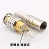 Conector BNC Universal Yongwei 75-5/4/3 Cabeça Q9 Conexão de Cabo de Vídeo de Monitoramento Soldável/Sem Solda SDI Cabeça Macho