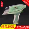 Sapatos Dongguan primavera e verão sandálias marca plástico PC resina acrílica cristal salto sólido transparente