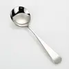 Cuchara de celebridad de Internet, cuchara de acero inoxidable 304, linda cuchara redonda para niños, cuchara creativa de estilo coreano para postre, cuchara para sopa, vajilla