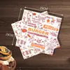 Papel de Carta con Alfabeto Inglés, Papel Estilo Periódico, Papel para Hamburguesas, Papel a Prueba de Aceite, Papel Absorbente de Grasa, Papel para Pizza, Papel Recubierto, Papel Resistente a la Grasa