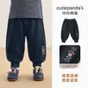 Ropa Infantil Panda Kaka Pantalones Deportivos de Dibujos Animados para Niños Pantalones de Bebé Ropa de Otoño Pantalones Largos de Otoño para Niños Pantalones Deportivos para Niñas Modernos