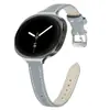 Adequado para pulseira de couro nova do Samsung Watch 8/9, pulseira de relógio de couro de cauda pontiaguda universal para Watch 8 Classic