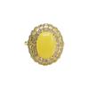 Anillo de Ámbar Natural Aiyu Anillo de Dedo de Cera de Miel Joyería para Mujeres Fábrica Venta al por Mayor Dropshipping S3122005