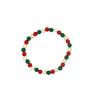 Pulseira Elástica Transfronteiriça Mais Vendida da Amazon Moda Pequena Fresca Simples Contas Acrílicas Pulseira Mulheres Atacado