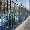 Qingdao Cerca Zinco Aço Guardrail Fábrica Comunidade Pátio Ao Ar Livre Parede Guardrail Escola Jardim de Infância Cerca de Ferro