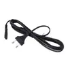 El fabricante suministra Cable con enchufe coreano de dos polos, Cable de alimentación coreano de tubo de figura de ocho negro de dos polos