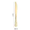 Juego de Cubiertos de Acero Inoxidable de Alta Calidad Estilo Palacio Transfronterizo, Cuchillo para Bistec, Tenedor y Cuchara, Lujo Ligero con Relieve, Caja de Regalo de 24 Piezas
