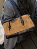 Bolsa Grande Color Block Moda Transfronteiriça para Mulheres 2026 Novo Modelo Versátil Bolsa de Ombro para o Dia a Dia Bolsa de Mão Bolsa Boston