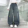 Pantalones de Niña Primavera y Otoño 2026 Nuevos Elegantes Pantalones Rectos para Niña Pequeña Pantalones de Mezclilla de Primavera