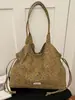 Bolsa de Mão Estampa de Leopardo Transfronteiriça Feminina 2026 Nova Outono/Inverno Estilo Coreano Preguiçoso Versátil para o Dia a Dia Bolsa Tote de Ombro Grande Capacidade