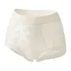 Nova Roupa Íntima Jacquard Embossed Estilo Chinês, Feminina, Leve, Respirável, Levanta Bumbum, Aperta Barriga, Cintura Alta, Calcinha Feminina Sem Costura para o Verão