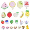 Bordado elegante bordado tela pegatinas bordado de computadora sello bordado autoadhesivo Casa del Patito Casa de dibujos animados ropa parche decorativo pegatinas