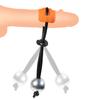 C351 Anillo de Peso Naranja Ejercitador para Hombres Entrenador de Resistencia de Larga Duración Dispositivo de Masturbación No Vibratorio Lote