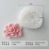 Múltiples Tipos de Moldes de Silicona de Flores para Chocolate Fondant DIY, Resina de Flor de Rosa, Yeso de Aromaterapia y Velas