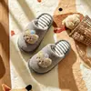 Pantuflas para Niños Otoño e Invierno Niños Niñas Dibujos Animados Cachorro Hogar Antideslizantes Suela Suave Niños Medianos y Grandes Niños Bebé Pantuflas de Algodón