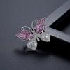 Jinse Borboleta Broche Elegante Tanabata AAA Zircon Micro-inlay Moda Requintado Roupas Pin Acessórios Presente Feminino
