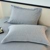 Funda de Almohada 100% Algodón Clase A Algodón Puro Algodón Lavado 48cm x 74cm Interior de Almohada Cubierta de Almohada Par para Hogar Dormitorio