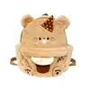 2024 Nuevo Diseño de Nicho Oso Marrón Dibujos Animados Bolsa de Peluche Mochila de Gran Capacidad Mochila de Moda para Estudiante