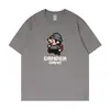 Camiseta de Verano para Hombre 230g Algodón Holgado Estampada de Manga Corta Venta al por Mayor Tops Casuales de Media Manga para Hombre