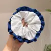 Goma para el pelo de encaje floral rosa dulce, Coleta alta estilo coreano para chicas, Accesorios para el cabello al por mayor, Modelo nuevo
