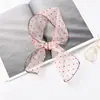 Estilo Coreano Organza Verano ins Bufanda Pequeña Nueva Moda para Mujer Bufanda Versátil Bufanda para la Cabeza Bufanda de Primavera y Otoño