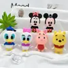 Llavero de Mickey y Minnie de Dibujos Animados Figura 3D Caja Sorpresa Colgante Pequeño Daisy Mickey Minnie Llavero Colgante Pequeño