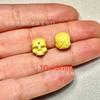 Bolso de Cuerno de Cocodrilo Turquesa Magnesita Porcelana Alta Corpse Tuolin Labubu Dios Amarillo de la Riqueza Accesorios Hecho a Mano DIY Wen Jugar
