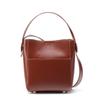 Bolso de Hombro de Gran Capacidad para Mujer, Bolso Bandolera de Verano de Piel Vacuna para Mujer, Bolso Balde de Cuero Genuino de Alta Gama para Mujer