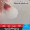 Adesivos Redondos Foscos Translucidos para Selagem, Adesivos Pontos para Selagem de Caixas, Etiquetas Adesivas Bopp, Impressão de Logotipo e Corte Vinco