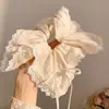 Novo lenço quadrado estilo coreano para cabelo, elástico de cabelo estiloso, faixa elástica para tranças, acessório de cabelo scrunchie estilo floresta para meninas