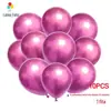 Aliexpress Balão Transparente de Látex Rosa Dourado com Confete Lantejoula Metálico Conjunto Balões Decoração Festa de Aniversário