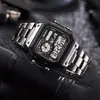 Fabricante de Relógio Eletrônico Masculino Multifuncional Popular da Moda Tendência Liga Alloy Transfronteiriço Transmissão ao Vivo Dropshipping