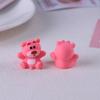Urso morango de desenho animado tridimensional fofo caixa surpresa sacola surpresa materiais para joias decoração de carro pequenos enfeites materiais artesanais