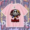 Jogo Poppy Playtime Protótipo Camisetas de Verão de Manga Curta para Meninos e Meninas Tops Infantis