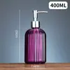 Lujo Accesible Escandinavo Botella de Vidrio para Loción y Gel Antibacterial Botella de Jabón Tipo Push Sub-botella para Champú y Gel de Ducha de Alto Valor