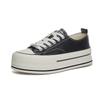 Tenis Casuales Blancos de Piel Genuina para Mujer, Nuevo Estilo Primavera 2026, Zapatos Casuales de Moda con Suela Gruesa que Aumentan la Altura, Tenis Cómodos y Versátiles para Mujer
