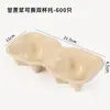 Soporte para Taza de Té con Leche y Café Taza Desechable Base para Taza de Papel Bebida para Llevar Empaque de Pulpa de Papel Taza Individual Doble Cuatro Tazas Fijo