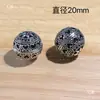 Estilo retrô tian liga de ferro diamante octogonal espaçador contas espaçador cristal acessórios pulseira colar componentes para miçangas