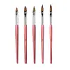 Pluma para Uñas de Fábrica al por Mayor Varilla con Textura de Madera de Secoya Pluma de Tallado para Uñas Herramientas para Uñas Pincel para Uñas Pluma de Cristal en stock