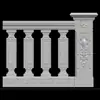 Moldes para columnas romanas, moldes para barandillas de balcón, moldes para columnas de jarrón de hormigón colado in situ, modelos decorativos de columnas romanas