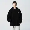 Wukong tiene sudaderas con capucha de peso pesado con bordado de letras de estilo americano moderno, corte holgado y versátiles para parejas, disponibles tanto para hombres como para mujeres