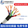 Cable de Par Trenzado Apantallado Estándar Nacional Rvvsp Rvsp2/4/6/8/16 Hilos 0.20.3 mm Cuadrados Cable de Señal de Comunicación Rs485