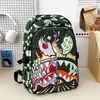 Mochila Pronta para Uso Transfronteiriço do Fabricante com Estampa Completa de Tubarão para Alunos do Ensino Fundamental e Médio e Crianças com Redução de Carga Mochila Personalizada de Grande Capacidade