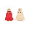 Apiao Joyería Colorida de Halloween Divertida con Goteo de Aceite Accesorios Colgante de Aleación DIY Cadena para Teléfono Móvil Colgante para Llavero