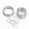 Distribuidor en Stock Fabricante Produce Anillos de Llave de Hierro de 2.0*35mm, Anillos Planos para Llaves de 35mm Niquelados, Llaveros