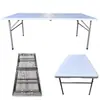 Mesa Dobrável para Exterior, Mesa Plástica para Barraca de Feira Noturna, Mesa e Cadeiras Dobráveis para Escritório, Mesa para Computador, Mesa de Jantar para Casa, Escrivaninha Infantil