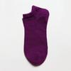 Calcetines de Algodón Finos Transpirables Absorbentes de Sudor de Color Sólido para Mujer, Verano, Bajos, Sin Costuras, Directo del Fabricante