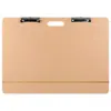 Kangbai A3 tablilla para archivos horizontal clip para sujetar exámenes de estudiante clip organizador tablero de almacenamiento clip art clip para bocetos boceto principiante