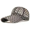 Gorra de Béisbol Nueva de Verano Ligera y Transpirable de Malla con Visera Larga y Logo de Metal con Pedrería de Moda Versátil para Protección Solar